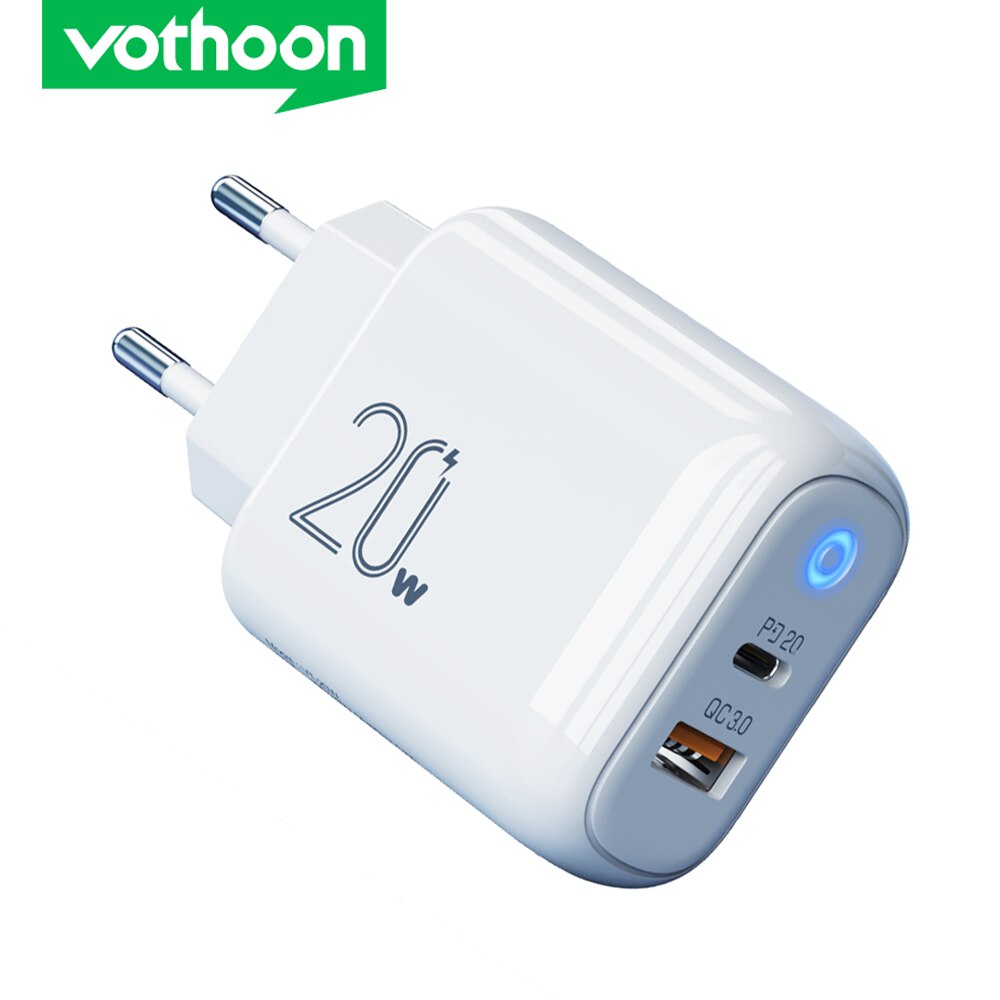Vothoon 20W   3.0 USB Ÿ C QC PD USB ..
